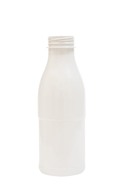 Flacon Alb PET 1000 ml, alb, opac - Ambalaj profesional pentru lapte, iaurt și sucuri naturale | WestPlast